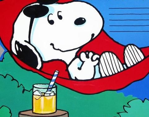Snoopy Relaxing
